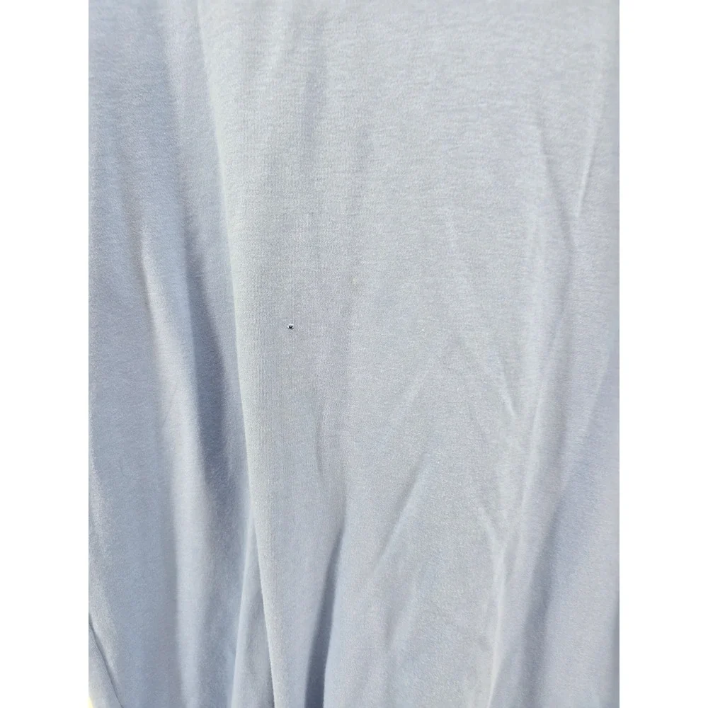 Polo Ralph Lauren Polo Shirt Men L Blue Solid Short Sleeve Embroidered Pony Pima